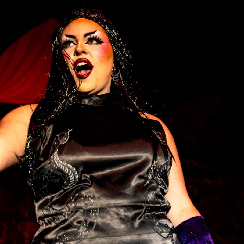 Drag performer headshot Medusa